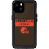 NFL Cleveland Browns Brown Performance Series iPhone 15 Plus Waterproof Case